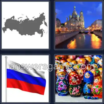 4 Images 1 Mot 6 lettres RUSSIE