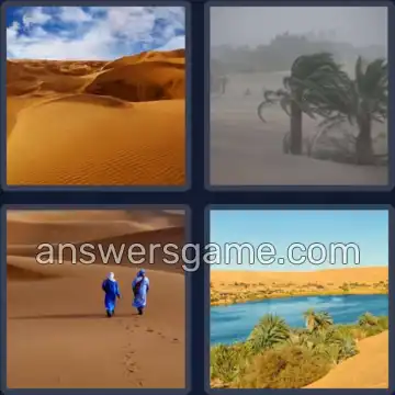 4 Images 1 Mot 6 lettres DESERT