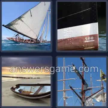 4 Images 1 Mot 6 lettres BATEAU