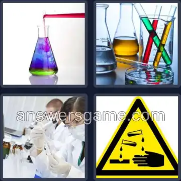 4 Images 1 Mot 6 lettres CHIMIE