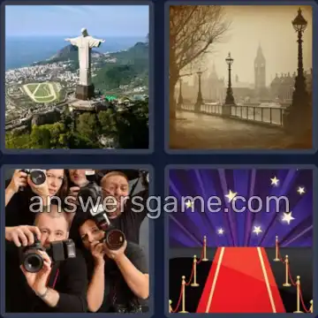 4 Images 1 Mot 6 lettres FAMEUX