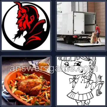 4 Images 1 Mot 6 lettres DIABLE