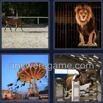 4 Images 1 Mot 6 lettres MANEGE