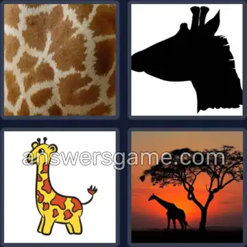 4 Images 1 Mot 6 lettres GIRAFE