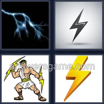 4 Images 1 Mot 6 lettres FOUDRE