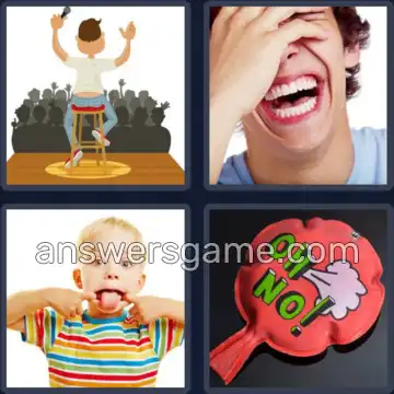 4 Images 1 Mot 6 lettres HUMOUR