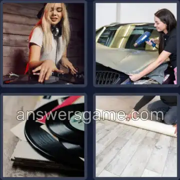 4 Images 1 Mot 6 lettres VINYLE