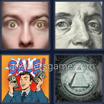 4 Images 1 Mot 6 lettres DOLLAR