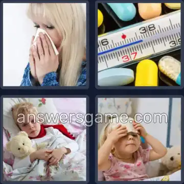 4 Images 1 Mot 6 lettres MALADE