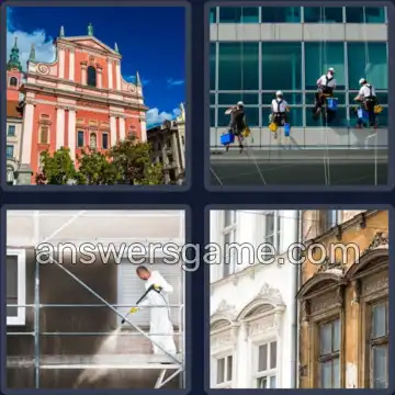 4 Images 1 Mot 6 lettres FAÇADE