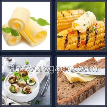 4 Images 1 Mot 6 lettres BEURRE