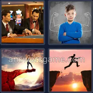 4 Images 1 Mot 6 lettres APLOMB