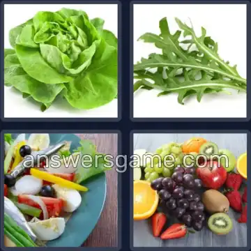 4 Images 1 Mot 6 lettres SALADE