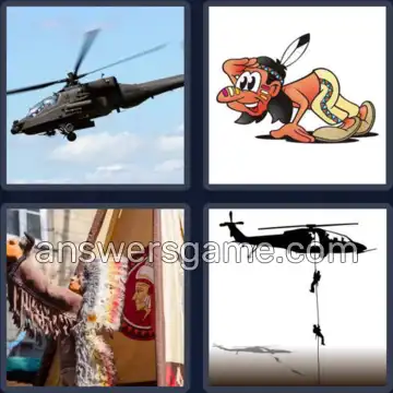 4 Images 1 Mot 6 lettres APACHE