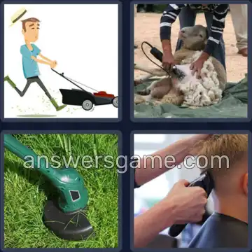 4 Images 1 Mot 6 lettres TONDRE