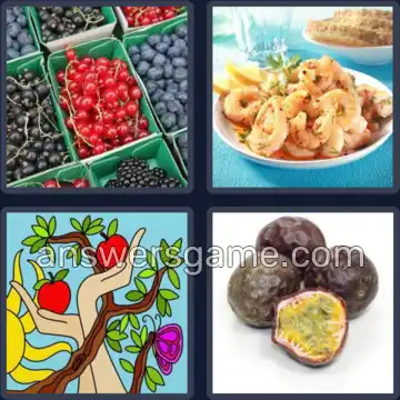 4 Images 1 Mot 6 lettres FRUITS