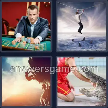 4 Images 1 Mot 6 lettres RISQUE