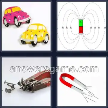 4 Images 1 Mot 6 lettres AIMANT