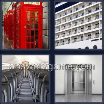 4 Images 1 Mot 6 lettres CABINE