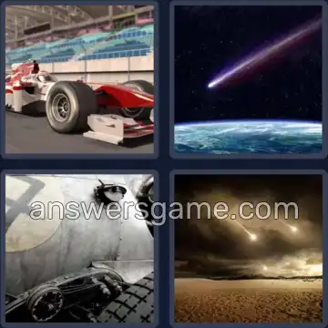 4 Images 1 Mot 6 lettres BOLIDE