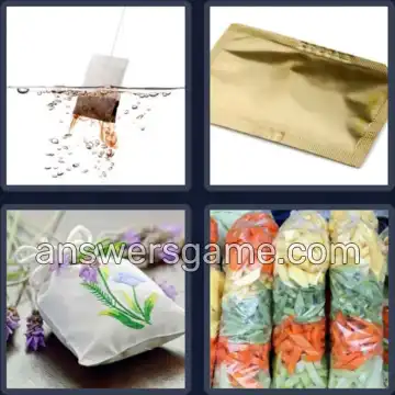 4 Images 1 Mot 6 lettres SACHET