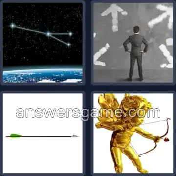 4 Images 1 Mot 6 lettres FLECHE
