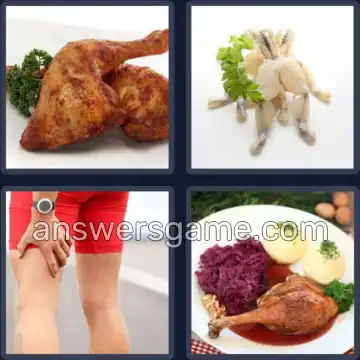 4 Images 1 Mot 6 lettres CUISSE