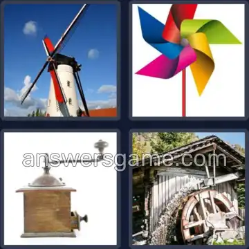 4 Images 1 Mot 6 lettres MOULIN