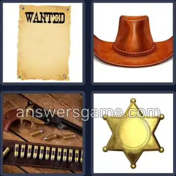 4 Images 1 Mot 6 lettres SHERIF