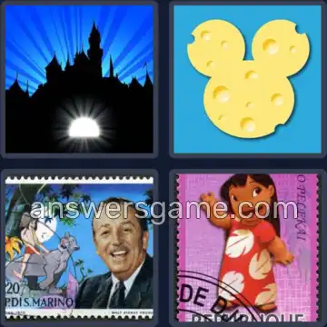 4 Images 1 Mot 6 lettres DISNEY