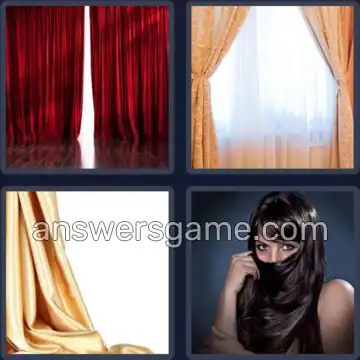 4 Images 1 Mot 6 lettres RIDEAU