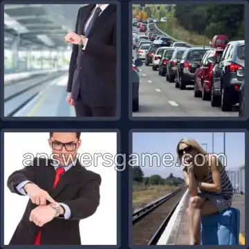 4 Images 1 Mot 6 lettres RETARD