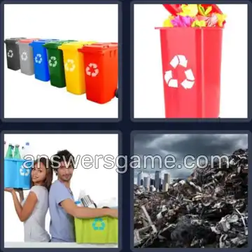 4 Images 1 Mot 6 lettres DECHET