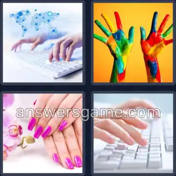 4 Images 1 Mot 6 lettres DOIGTS