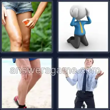 4 Images 1 Mot 6 lettres GENOUX