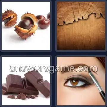 4 Images 1 Mot 6 lettres MARRON