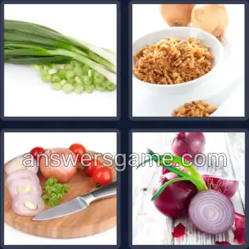 4 Images 1 Mot 6 lettres OIGNON