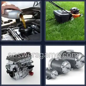 4 Images 1 Mot 6 lettres MOTEUR