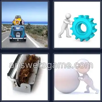 4 Images 1 Mot 6 lettres ROULER