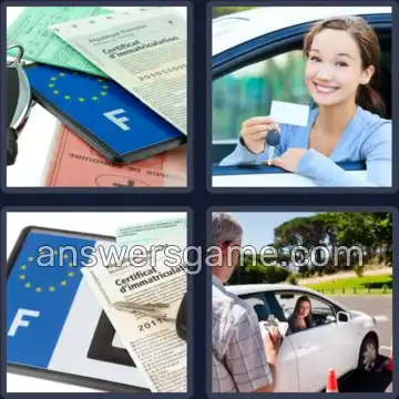 4 Images 1 Mot 6 lettres PERMIS