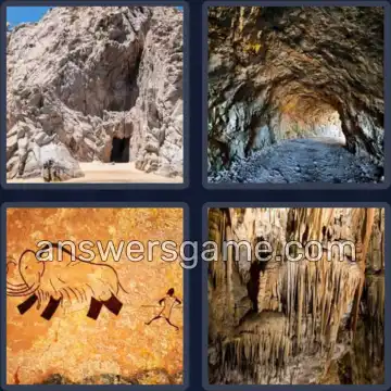 4 Images 1 Mot 6 lettres GROTTE
