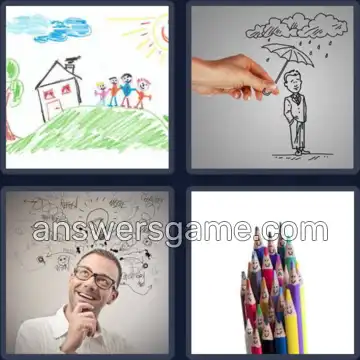 4 Images 1 Mot 6 lettres DESSIN