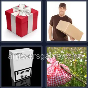 4 Images 1 Mot 6 lettres PAQUET