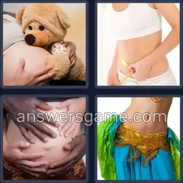 4 Images 1 Mot 6 lettres VENTRE