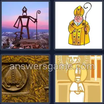 4 Images 1 Mot 6 lettres EVEQUE