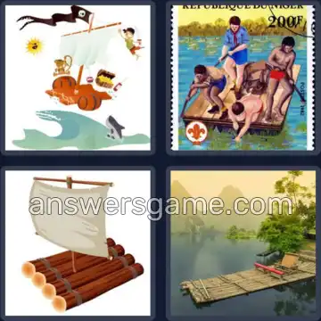 4 Images 1 Mot 6 lettres RADEAU