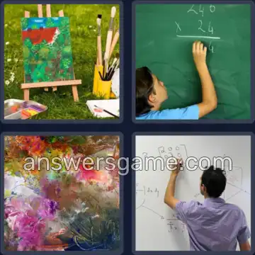 4 Images 1 Mot 7 lettres TABLEAU