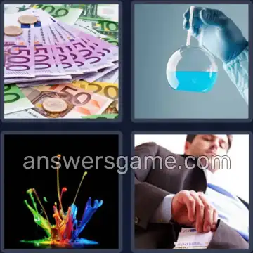 4 Images 1 Mot 7 lettres LIQUIDE