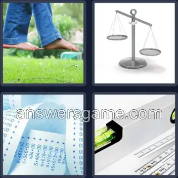 4 Images 1 Mot 7 lettres BALANCE