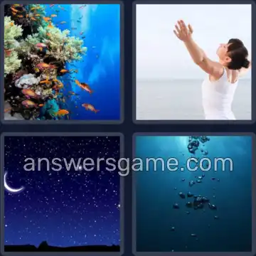 4 Images 1 Mot 7 lettres PROFOND